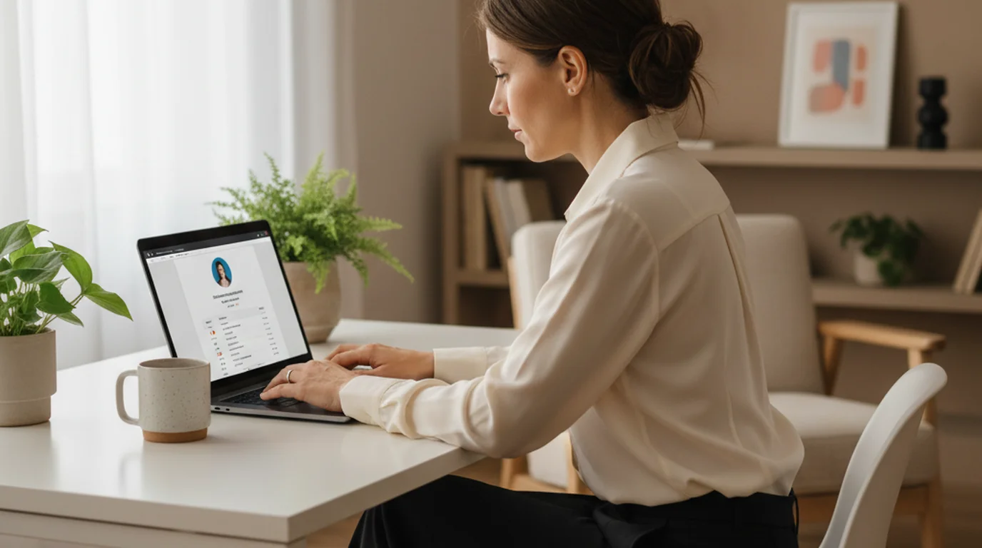 Perfil de LinkedIn en pantalla mostrando el banner de cabecera con la foto de perfil superpuesta en la esquina inferior izquierda