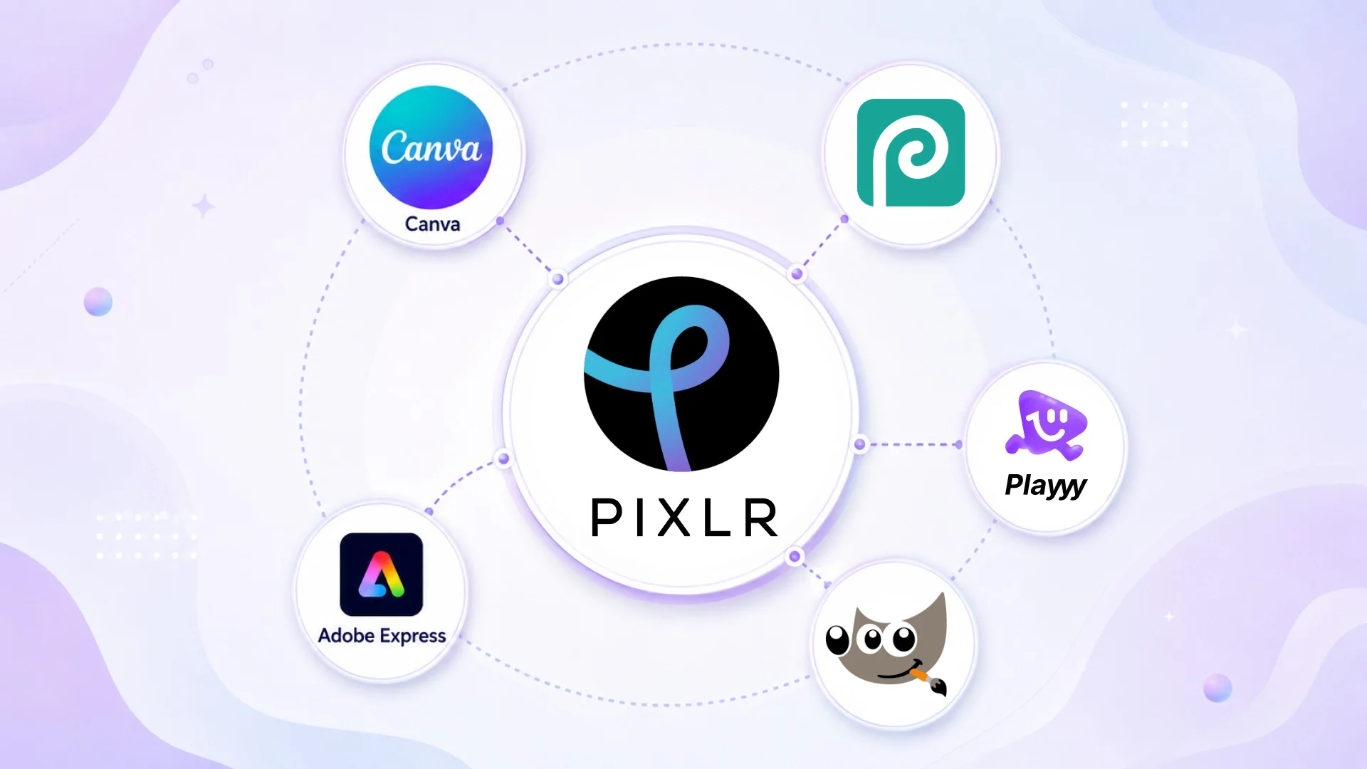 Online photo editing workspace with layer tools and filters open, showing a Pixlr alternative in action