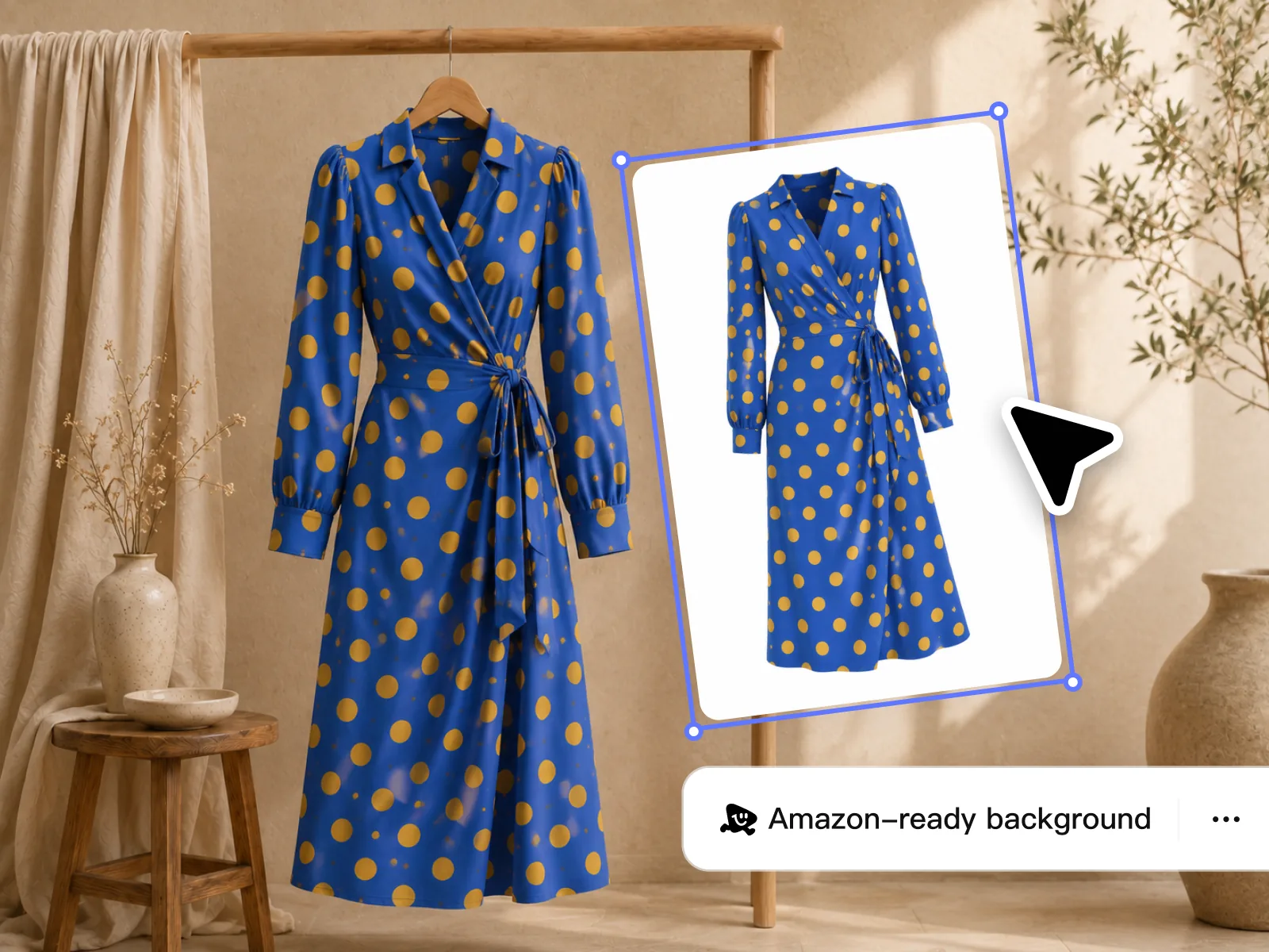 Product images uploaded and compressed — file size reduced without visible quality change