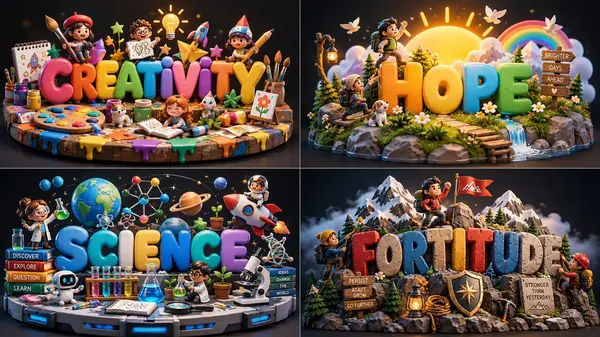 Toy Bubble Diorama