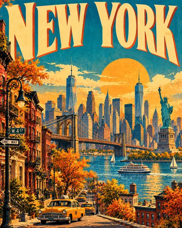 Vintage Travel Poster — image 4