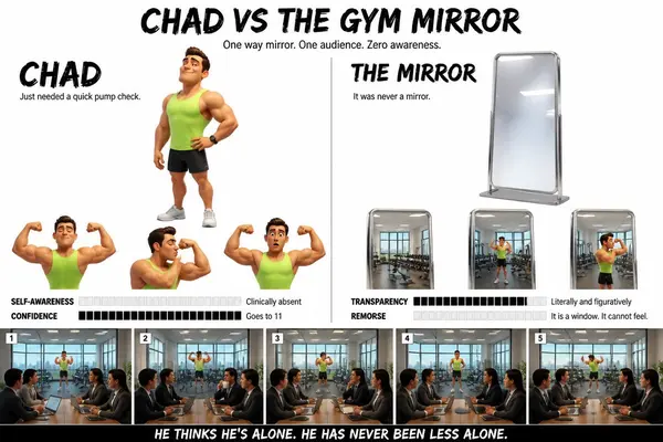 Chad vs The Gym Mirror