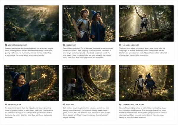 Enchanted Forest Storyboard