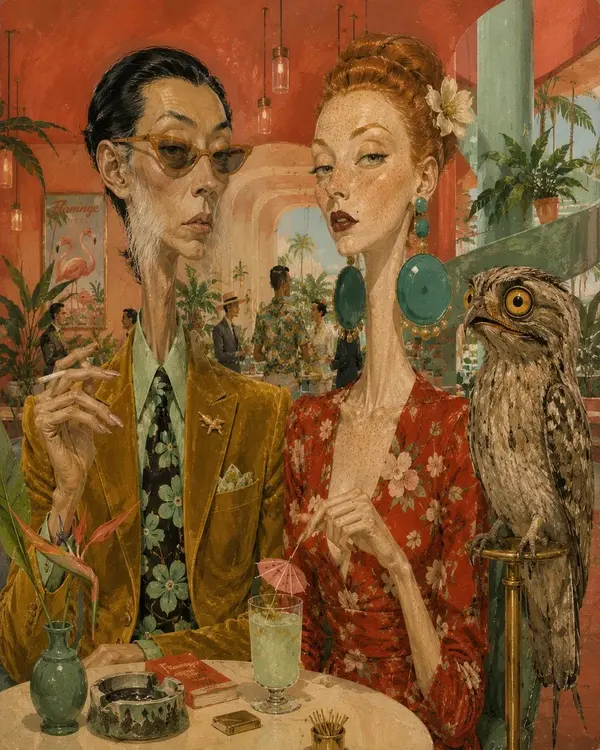 Eccentrics: Surreal Mid-Century Riviera Editorial — image 3