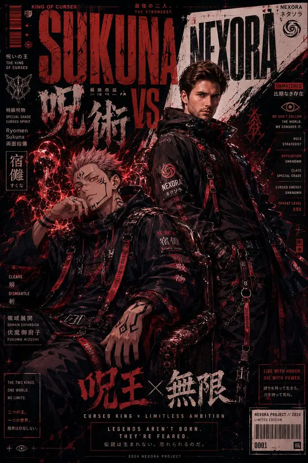Goku vs Nexora Anime Fashion Poster — image 4
