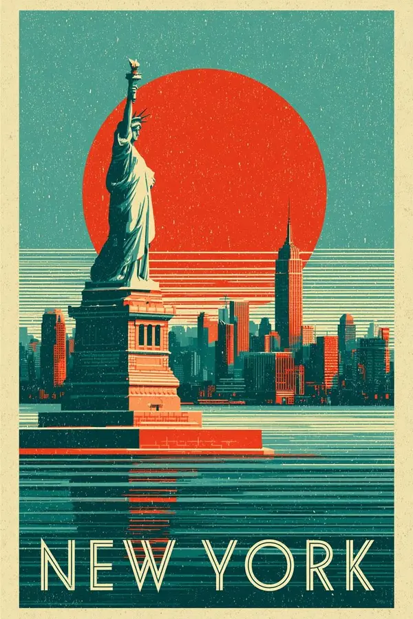 Vintage Tokyo Travel Poster — image 3