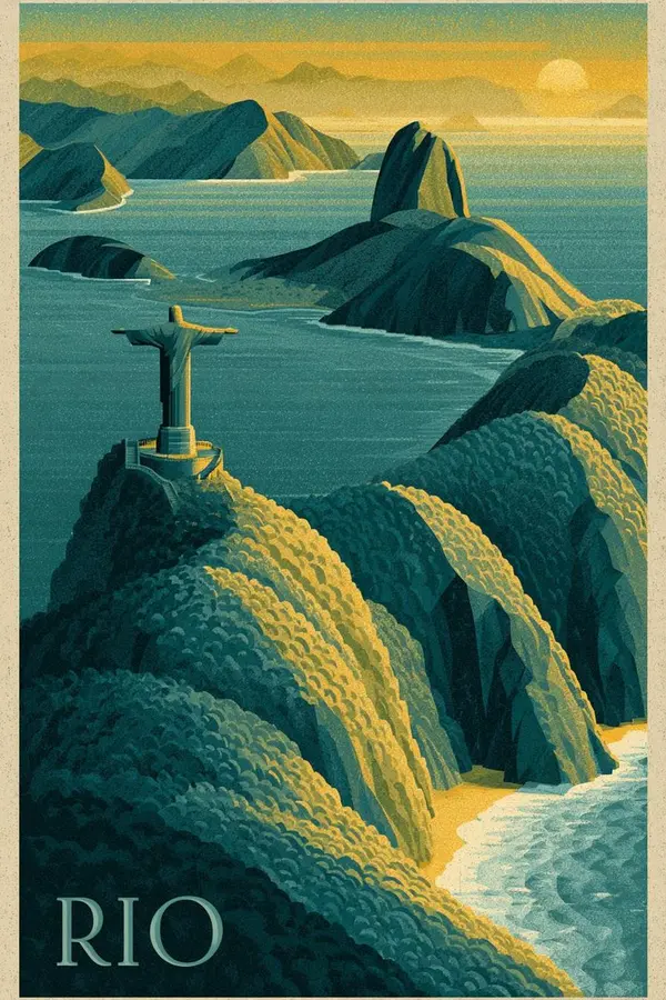 Vintage Tokyo Travel Poster — image 4