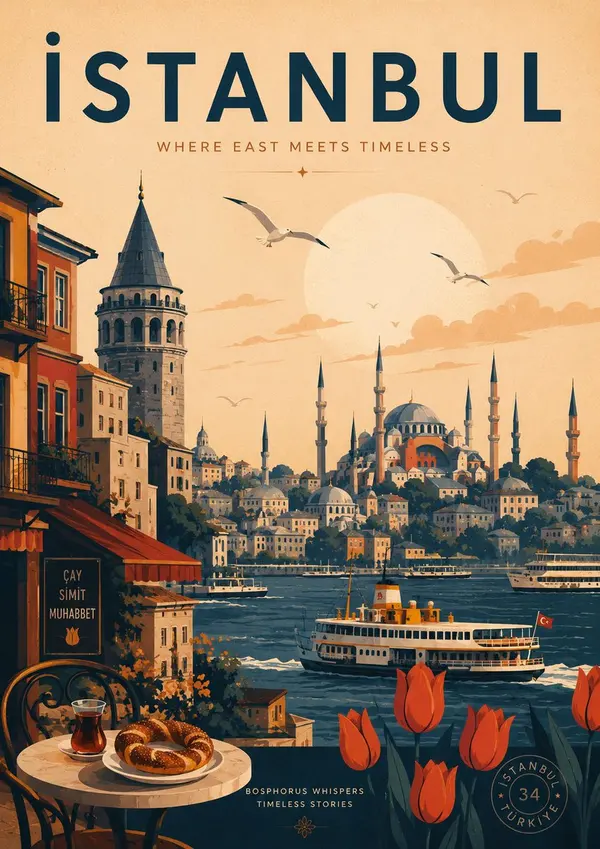 Seoul Travel Poster: Tradition Meets Tomorrow — image 2