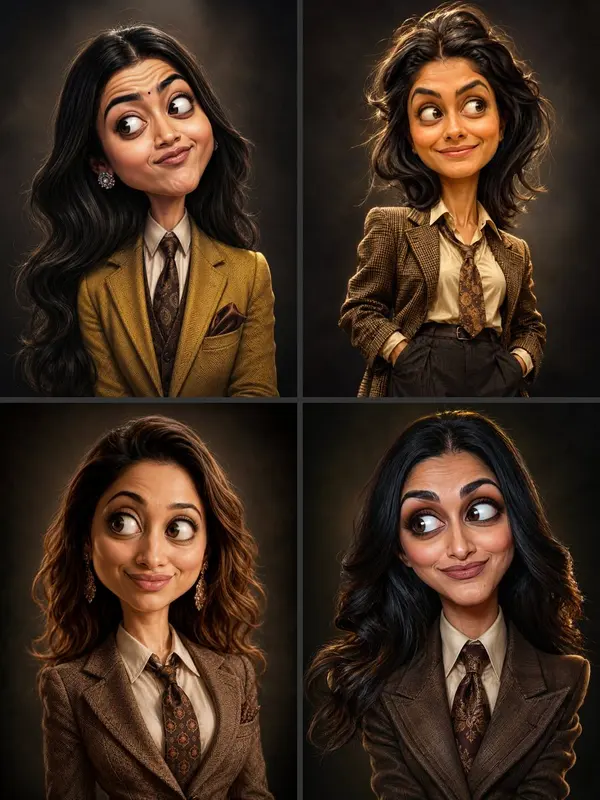 CEO of Chaos: Exaggerated Caricature Portraits