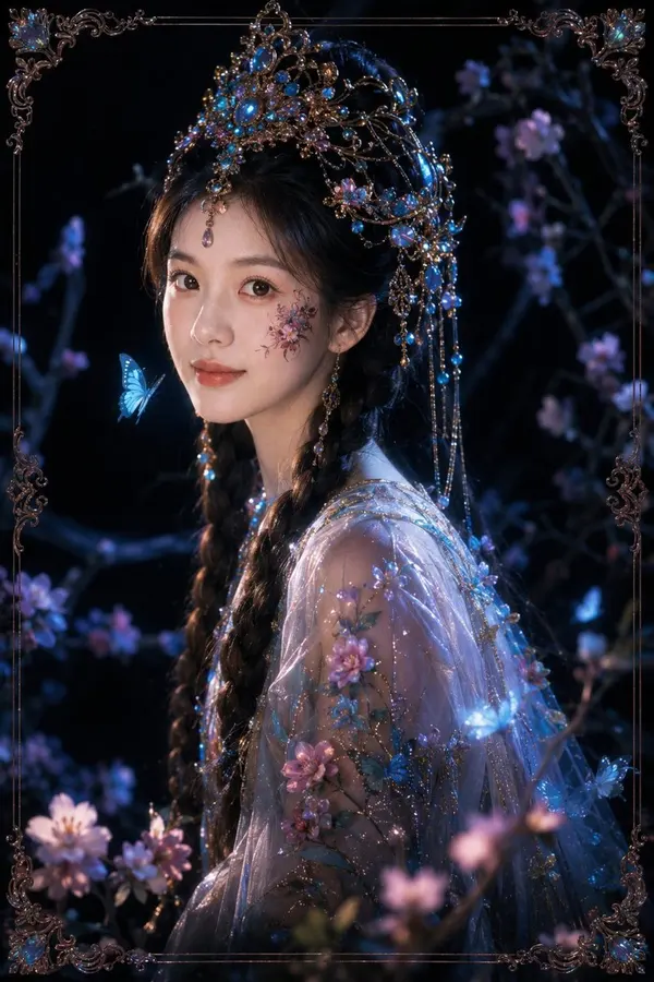 Dark Oriental Fantasy Portrait