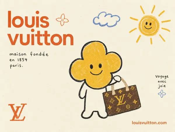 Louis Vuitton Naive Graphic Design