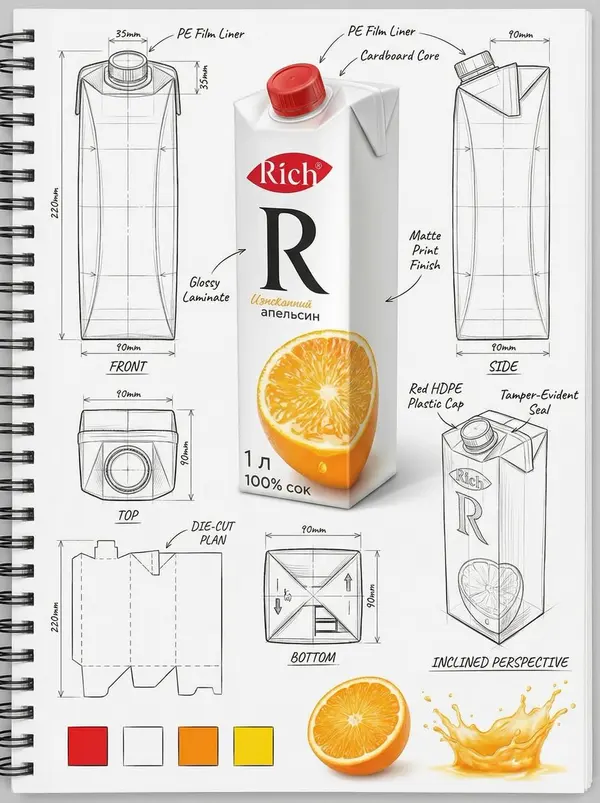 Snickers Packaging Design Sheet — image 3