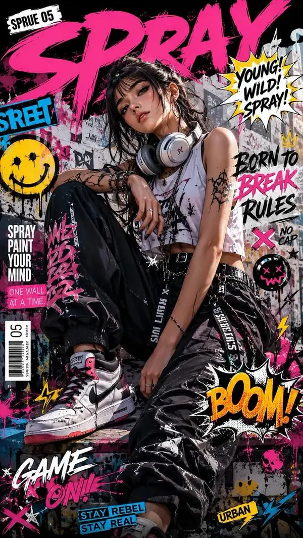SPRAY Magazine Street Art Fashion Cover — image 1