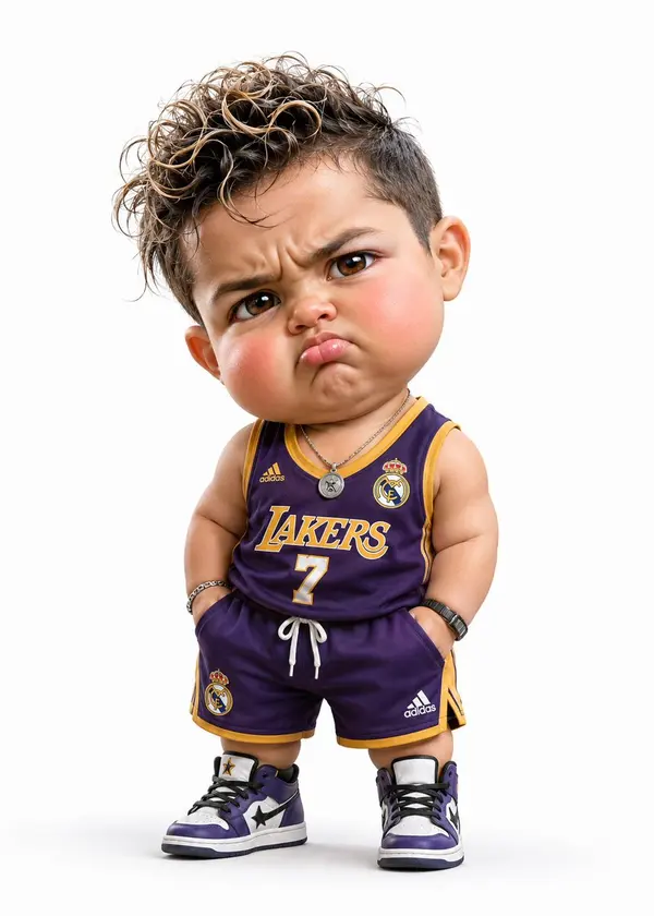 Sporty Pouty Baby Chibi Doll — image 1
