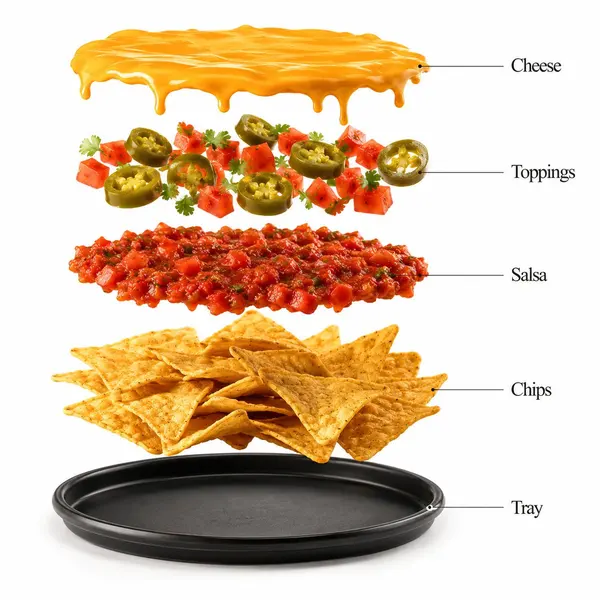 Nachos Supreme Exploded Infographic