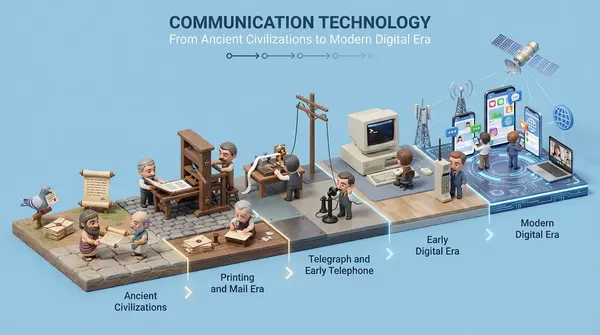 Music Consumption Evolution Isometric Diorama — image 4