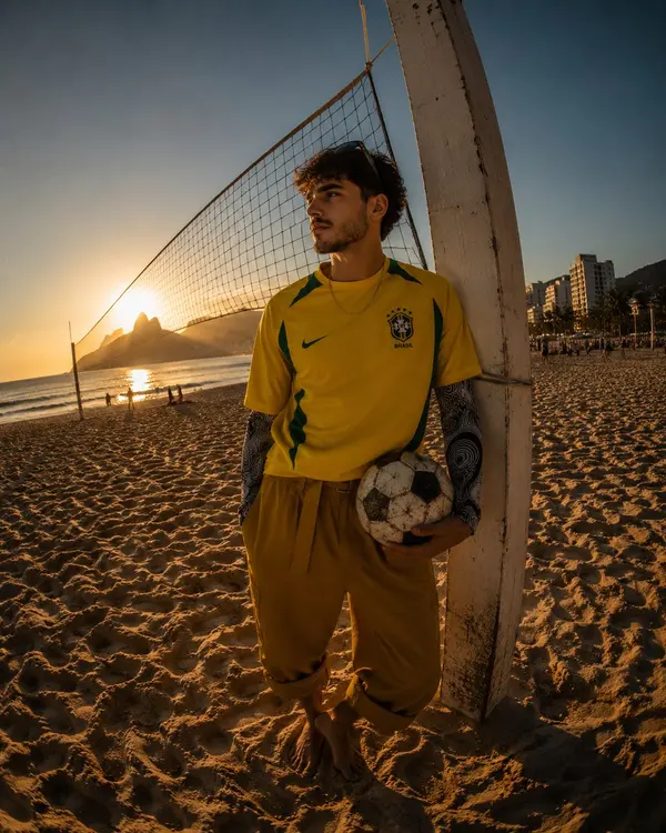 Rio Copacabana Beach Fashion Portrait — image 3