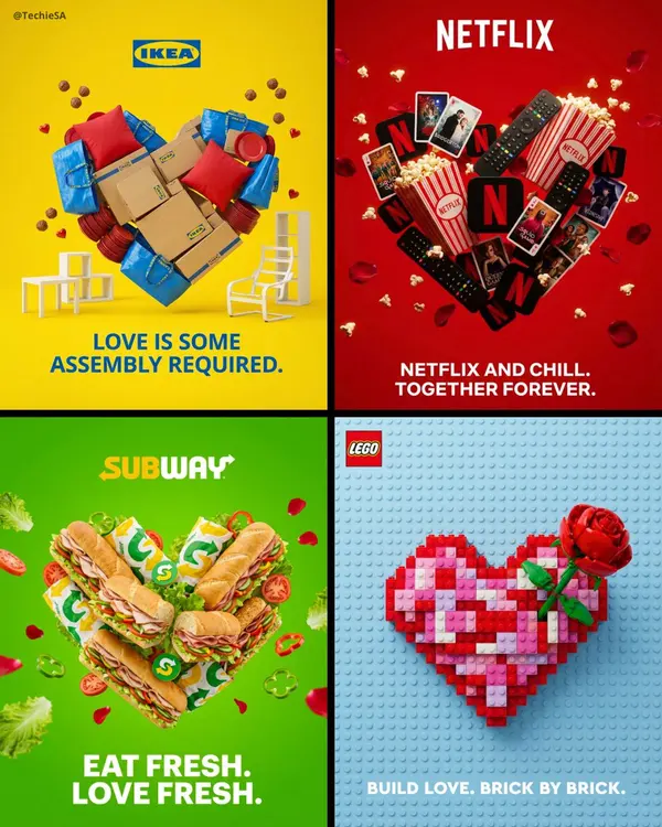 Valentine's Day Product Heart Campaign