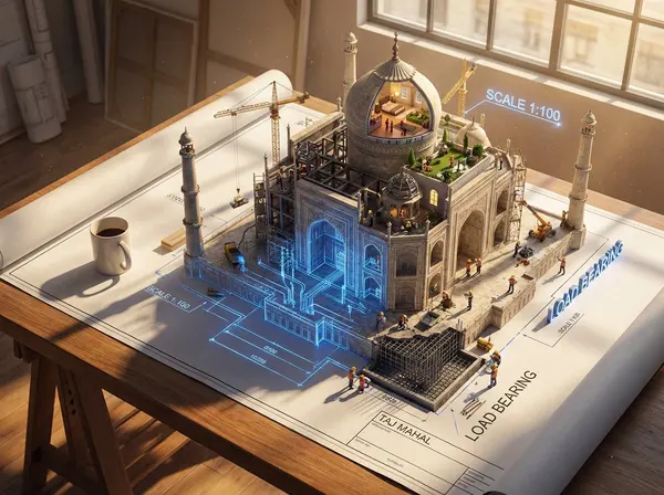 Blueprint to Building: Notre-Dame Reconstruction — image 2