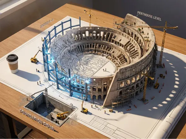 Blueprint to Building: Notre-Dame Reconstruction — image 3