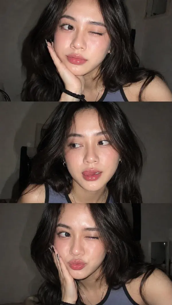 Lo-fi Selfie Collage with Natural Glam
