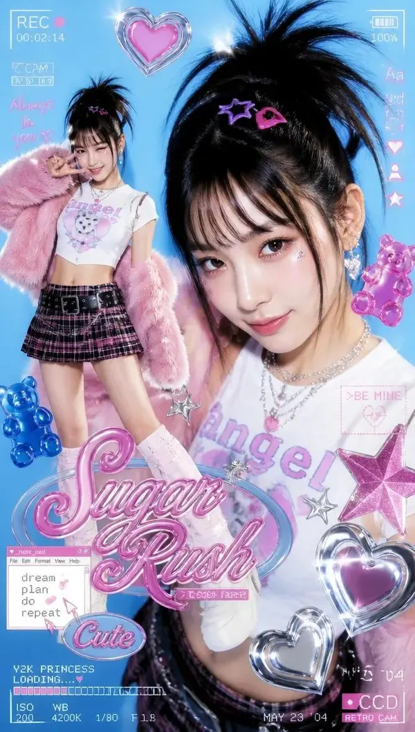Y2K Hyperpop Magazine Cover Poster — image 2