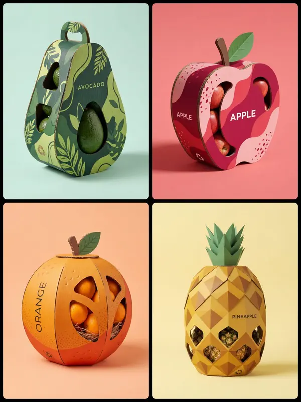 Sculptural Fruit Packaging Design Concepts