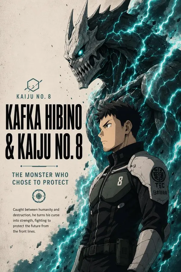 Anime Warrior & Spirit Beast Poster — image 3