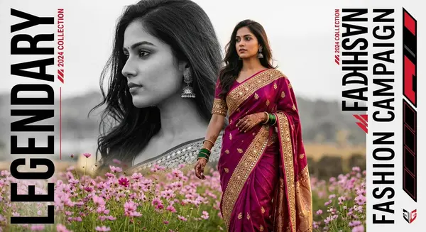 Indian Fashion Legend Poster Campaign