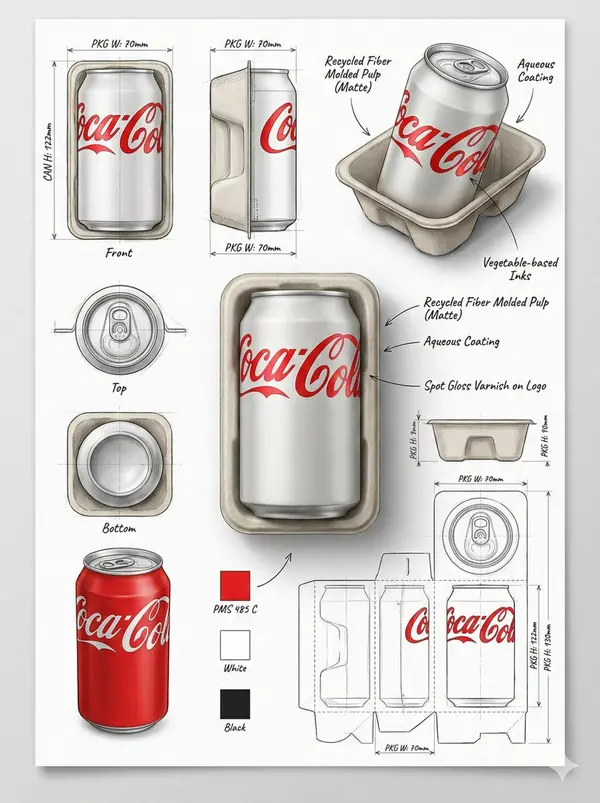 Industrial Packaging Design Sheet — image 1