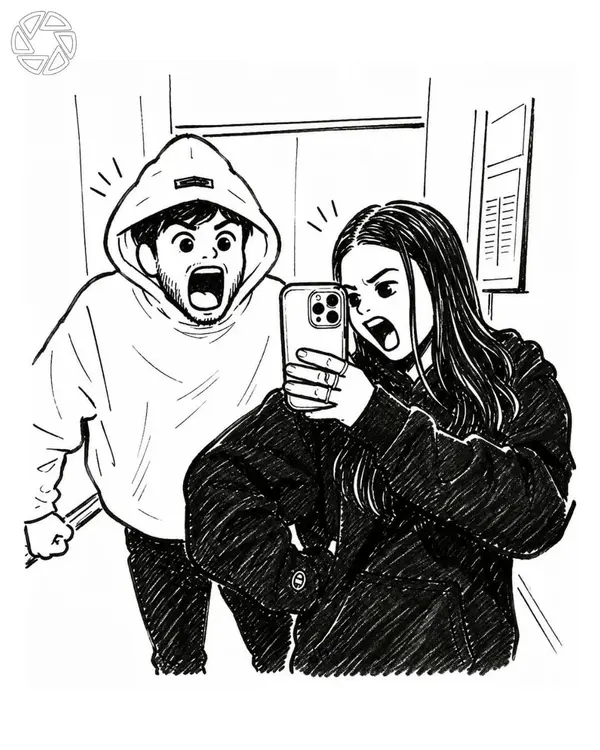 Elevator Selfie Manga — image 1
