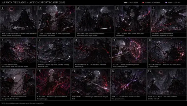 Aerion Velkane Action Storyboard (16:9) — image 1