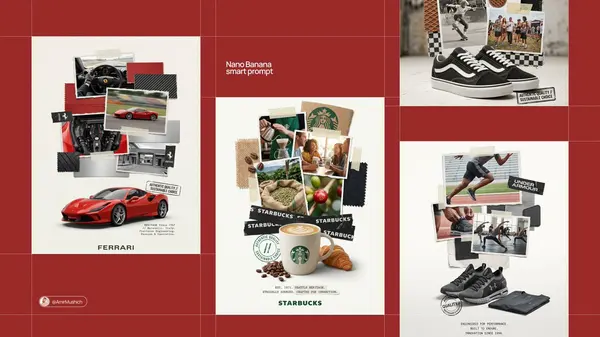 Brand Collage Poster Template