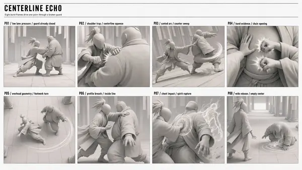 Centerline Echo: Wing Chun Storyboard