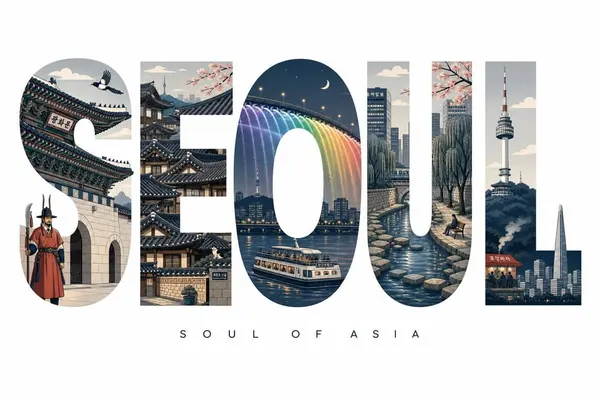 New York Typographic Travel Poster — image 3