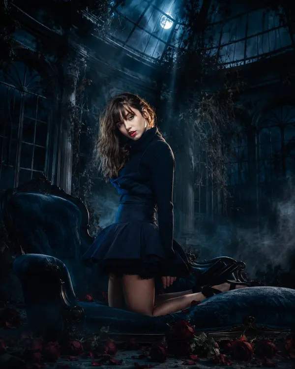 Dark Romance Editorial Portrait — image 3