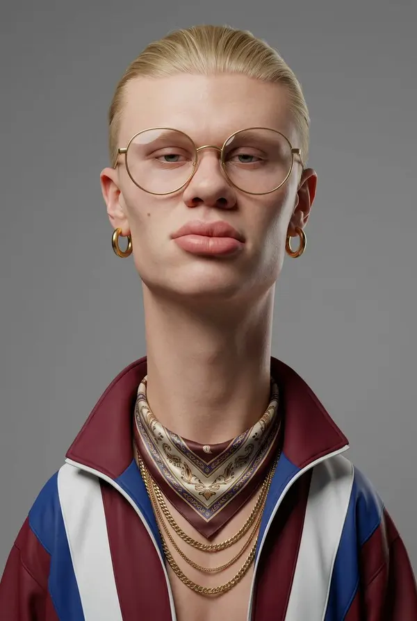 Stylized 3D Caricature with Street Luxury — image 1