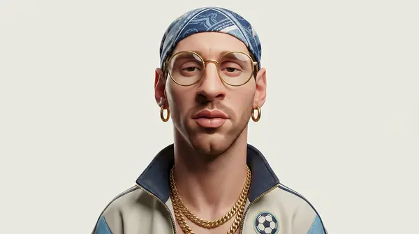Stylized 3D Caricature with Street Luxury — image 3