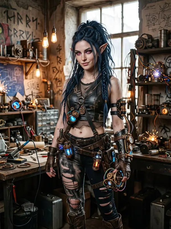 Dark Elf Artificer Workshop