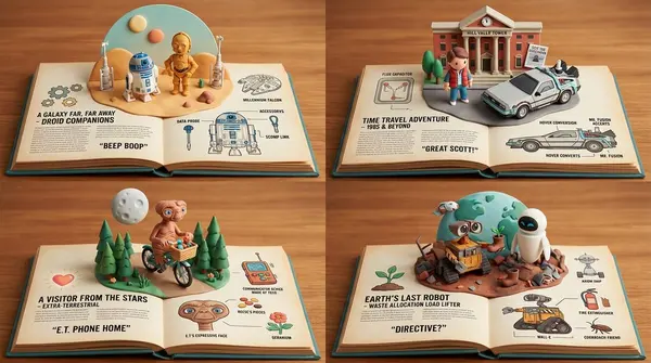 Sci-Fi Movie Character Dioramas