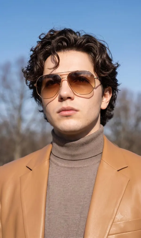 Luxury Eyewear Editorial Portrait