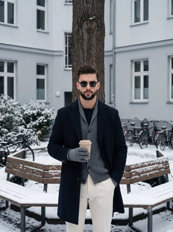 Winter Street Style Editorial Portrait