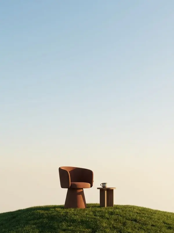 Minimalist Product on Grassy Hill — image 2