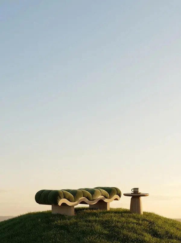 Minimalist Product on Grassy Hill — image 4