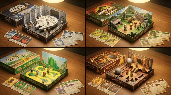 Movie Board Games 2x2 Grid