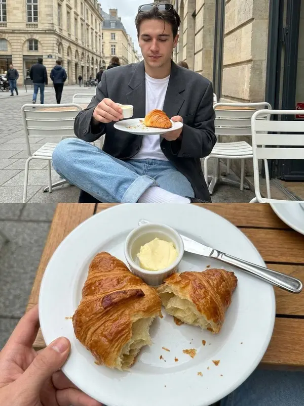 Café Scene Collage: Lifestyle & Dessert — image 4