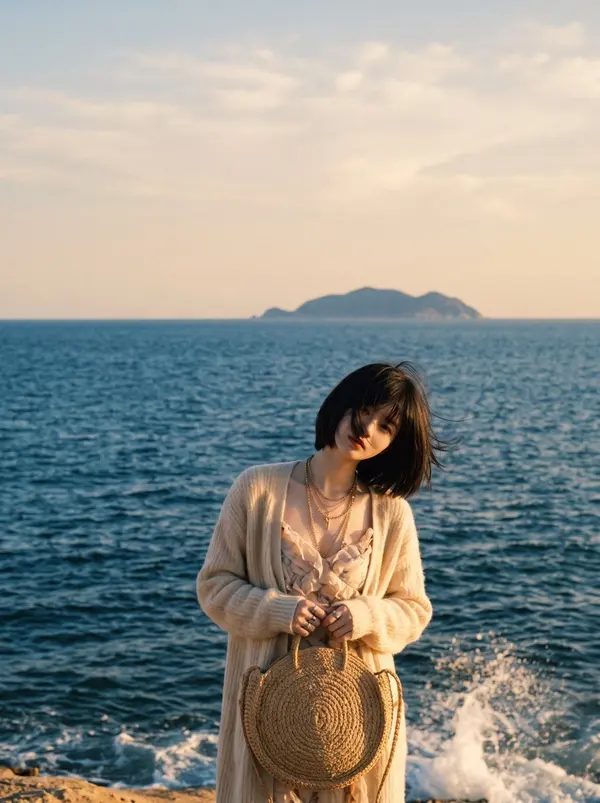 Golden Hour Coastal Portrait — image 1