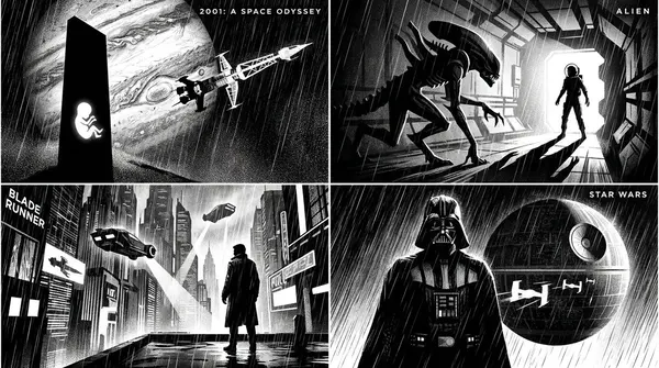 Sci-Fi Classics in Noir