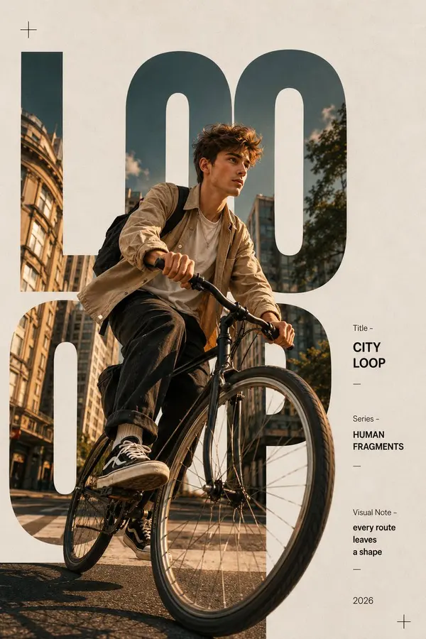 City Loop Urban Editorial Poster