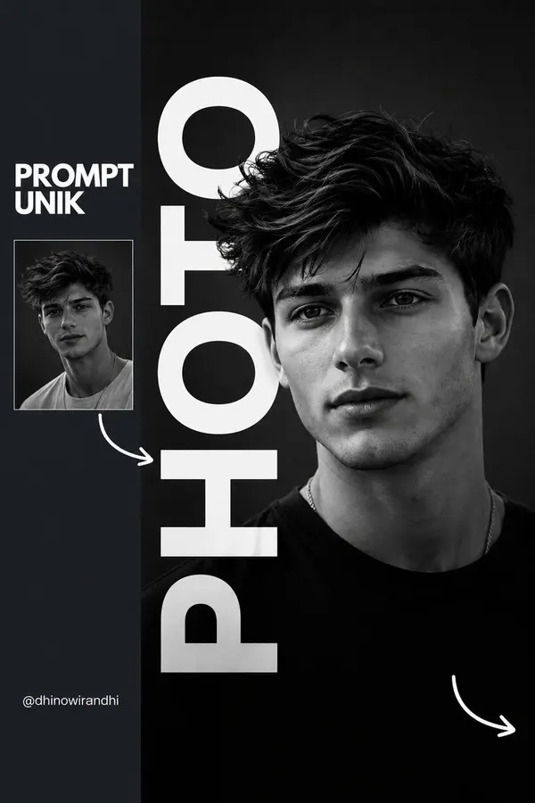 Premium Minimalist Editorial Portrait Poster